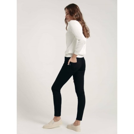 Women's jeans with Push-Up Contte Elegant Skinny, size XXL, DEEP Black color-6