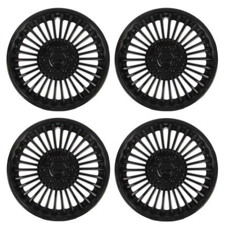 Wheel caps R14 "Mini-Cooper", black gloss, set 4 pcs.