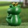 Garden figure "Princess Frog" 9x18x17cm