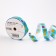 Tape for decor and gifts, "gifts", blue, 2 cm x 50 m