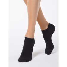 Носки короткие женские Conte Elegant Active, размер 25, цвет чёрный