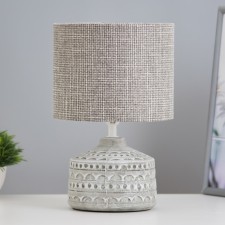 Andendi table lamp E14 40W white-gray 15x15x25 cm Risalux