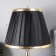 Alvi table lamp 1x60W E27 black and gold 28x28x45 cm Risalux