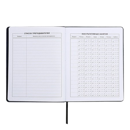 Universal Grade 1-11 Diary, 48 sheets "Joystick", a solid cover of artificial leather, applique, pancake embossing, lisse, universal cheat sheet, block 80 g/m2-5