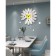 Wall clock "Chamomile", smooth move, d = 39 cm, 1 aa