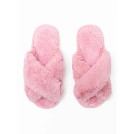 Bunny slippers, size 40-41, pink color-2