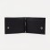 Male purse on the button, for bills, for cards, black color