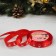New Year! Satin tape "New Year's garland", 15 mm, 23 ± 1 m, red red No. 26