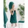 Trush Tensor Guten Morgen Emerald, 500 gr, size 100x150 cm, green color