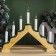 LED figure "Christmas hill" 39.5 × 33 × 5 cm, wood, 220 V, flame effect