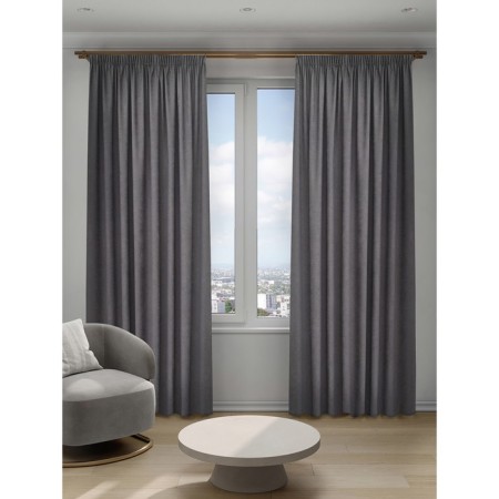 Decofest "Sophie" curtain, size 200x280 cm, dark gray color-3