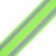 Collar with backlighting double strip size m, Osh 40-48 x 2.5 cm, 3 glow modes Green