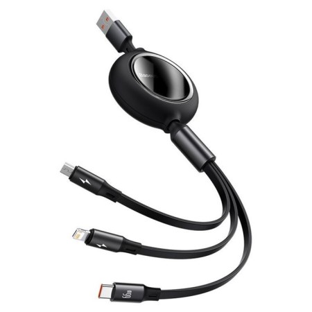3 in 1 baseus cable, 3.5 a, microUSB/type-C/Lightning-USB, 1.1 m, black-8