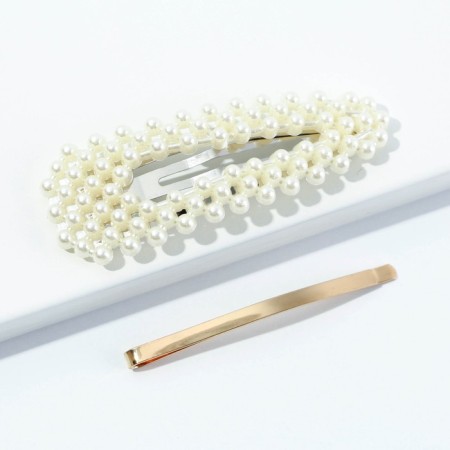 Hair hairpins with love, 2 pcs, 8 x 12 cm-3
