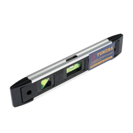 Level of plastic magnetic tundra, milling, 3 eyes, 225 mm-6