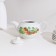 Tea Service "Flowering Strawberries", 14 objects: kettle, sugar tower, 6 tea pairs, porcelain