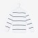 Jumper for a boy, color is white/dark blue, height 128 cm (8)