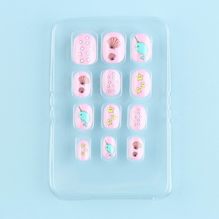 Children's false nails Mermaid Dream, 12 pcs-2