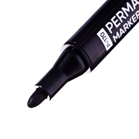 Permanent Erichkrause P-170, 2.0 mm permanent, alcohol-based ink, black-7