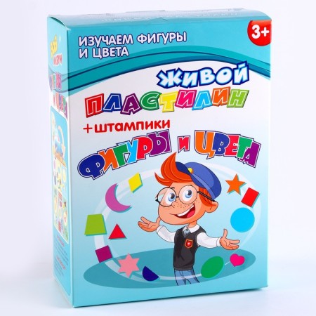 Living plasticine "Figures and Colors", 6 centers.