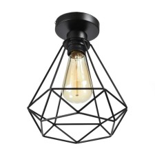 Adri chandelier 1x60W E27 Black 16x16x18 cm Bayerlux