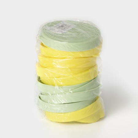 Household caps "hostess", 10 pcs + drainage roof, color mix-4