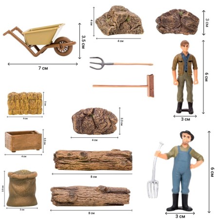 Set of figures "on the farm", 19 items-7