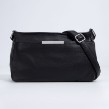 Bag Cross-Bodi with a zipper, black color