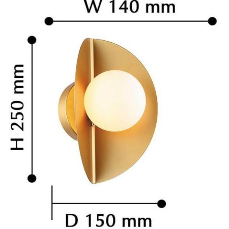Bra Kernel, 25W G9, Color Gold-1