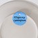 Decorative plate "Paris", with a pattern on canvas, D = 20 cm