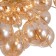 Ceiling chandelier Arte Lamp Molecule A8313PL-5GO, G9, 5x40 W, 60x60x33 cm, golden