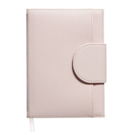 Leduced A5 diary A5, 160 sheets, Devente.contea, firm cover of artificial leather with foam rubber, pink