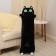 Skill of a soft toy "cat", 110 cm, black color