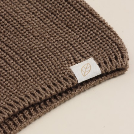 Knitted cardigan with a hood SL Home, r.86-92 cm, coffee-3