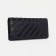 Women's wallet on magnets, black color
