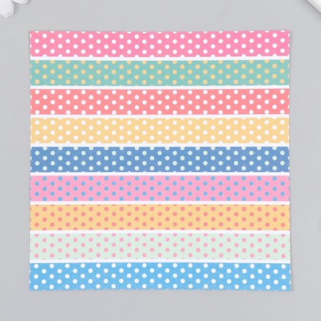 A set of scrapbooking paper 12 sheets 12 Summer Mood projects 160 grams 15.2x15.2 cm-3