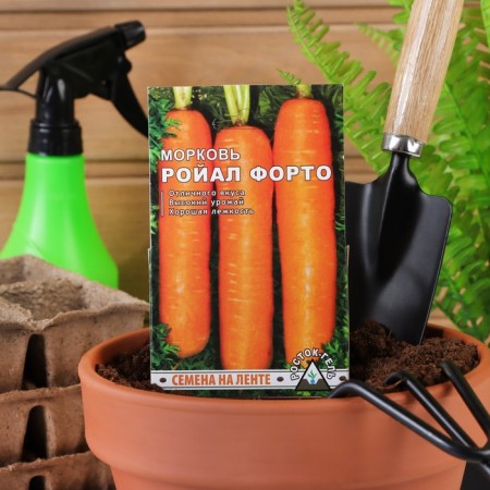 Seed Carrots "Royal Forto" seeds on the tape, 6 m-3