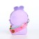 Bag's bag with lightning, lilac color