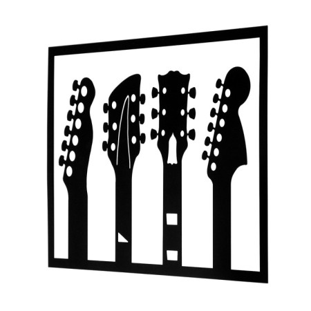 Metal panel "guitars" 43x30cm-1