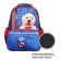 School backpack, 37 x 26 x 13 cm, ergonomic back, calligrata orth "puppy on jeans", blue