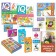 Set. The package is large with IQ games. Learning to read complex words, phrases, sentences