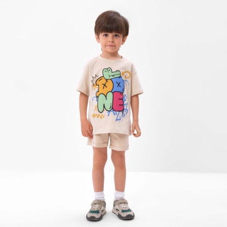 Children's shorts KAFTAN "BASIC Line", p. 32 (110-116 cm), beige-1