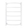 Water towel "Sanprise" Classic P6, 500x800 mm, lower connection., White matte