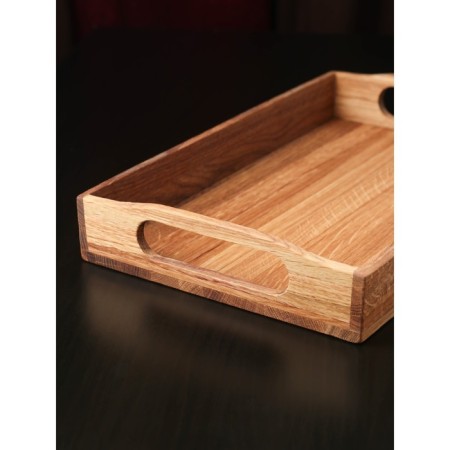 Tray with pens "retro", 35 × 23 × 5 cm, solid oak-4