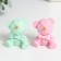 Polystone souvenir "Mishutka with a large bow" MIX 4x2.5x3 cm