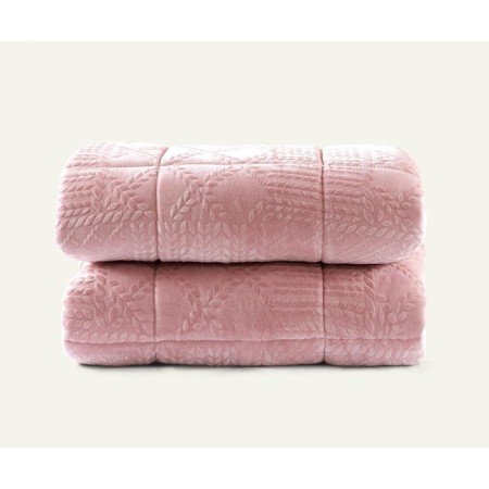 Aramis blanket, size 200x220 cm, pink color-2