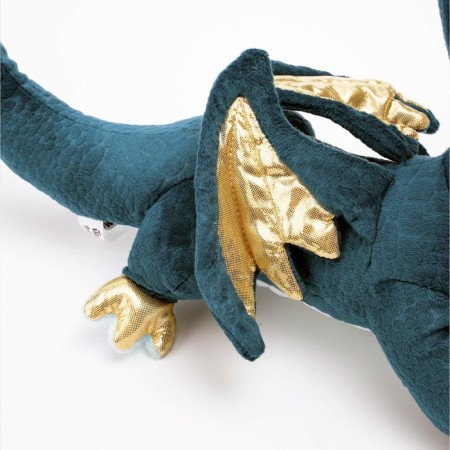 Soft toy "Dragon", 34 cm, blue color-2