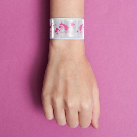 A set of reflectors "Princess", bracelet, keychain, stickers 3 pcs.-4