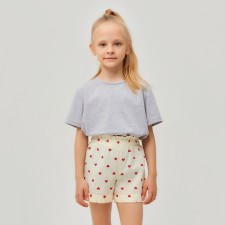 Shorts for Minaku girl: Cotton Collection Beige color, height 134