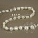 Pearls on threads, flat, 10 mm, 9 ± 1 m, milk color